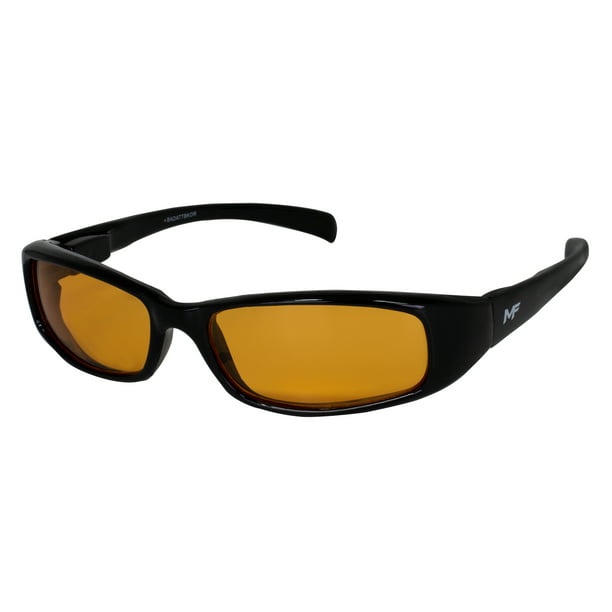 MotoFrames MF Bad Attitude Motorcycle Sunglasses Black Frames G-Tech Reflective Green Lenses 